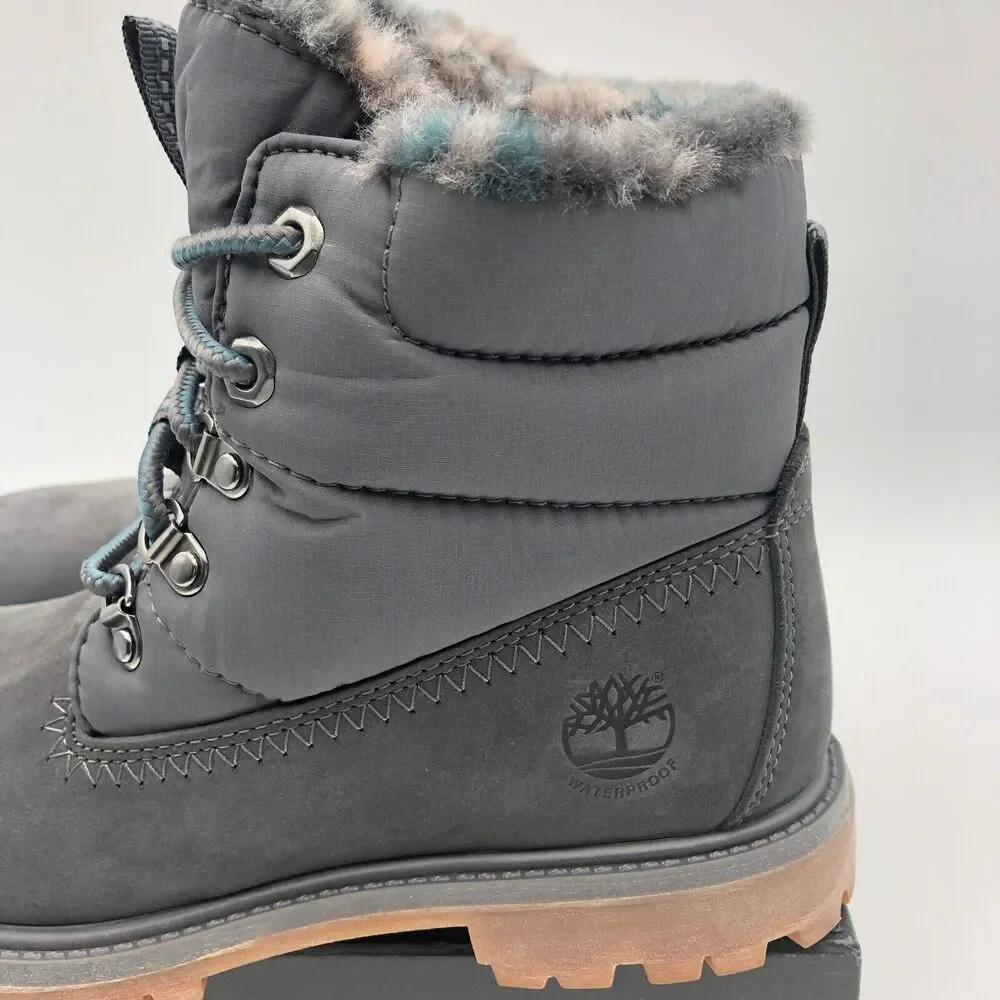 Women's Gray Winter Boots - Picture 8 of 16